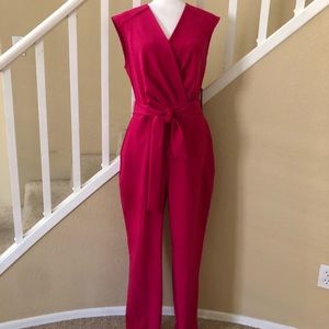 NY&C  New York hot pink jumpsuit size medium tall